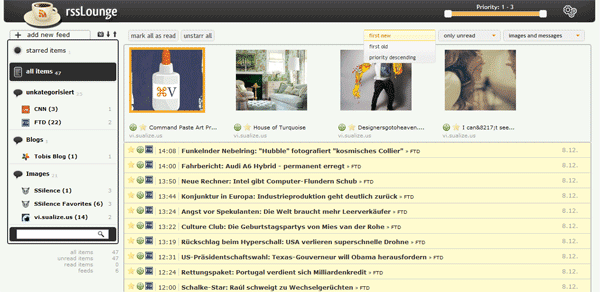 web based rss reader web based rss reader