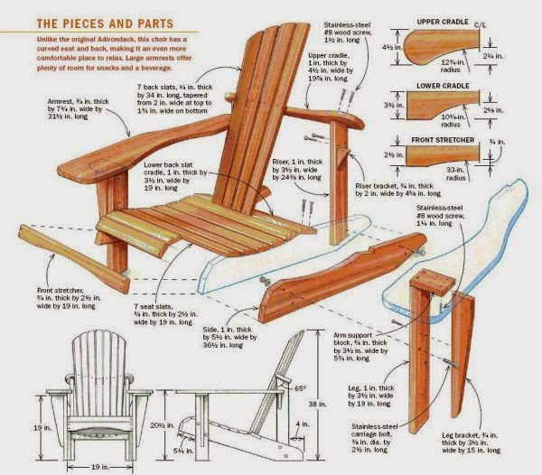 Creating A Classy Bar Cart ... sedia Muskoka (pardon, Adirondack!) in men che non si dica