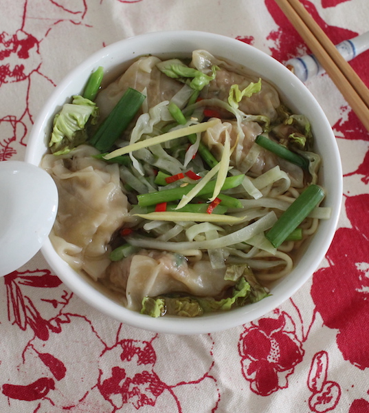 Food Lust People Love Pork Prawn Wonton Soup Sundaysupper