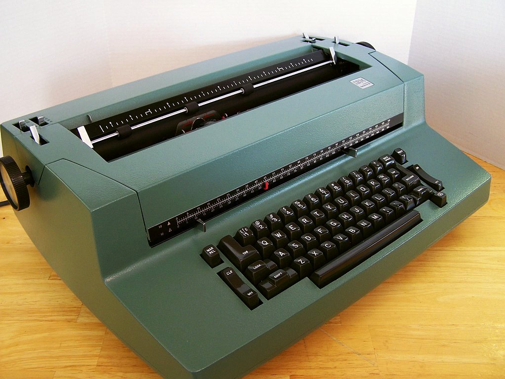 IBM Selectric Typewriters Refurbished Selectric II in Willow Green SOLD