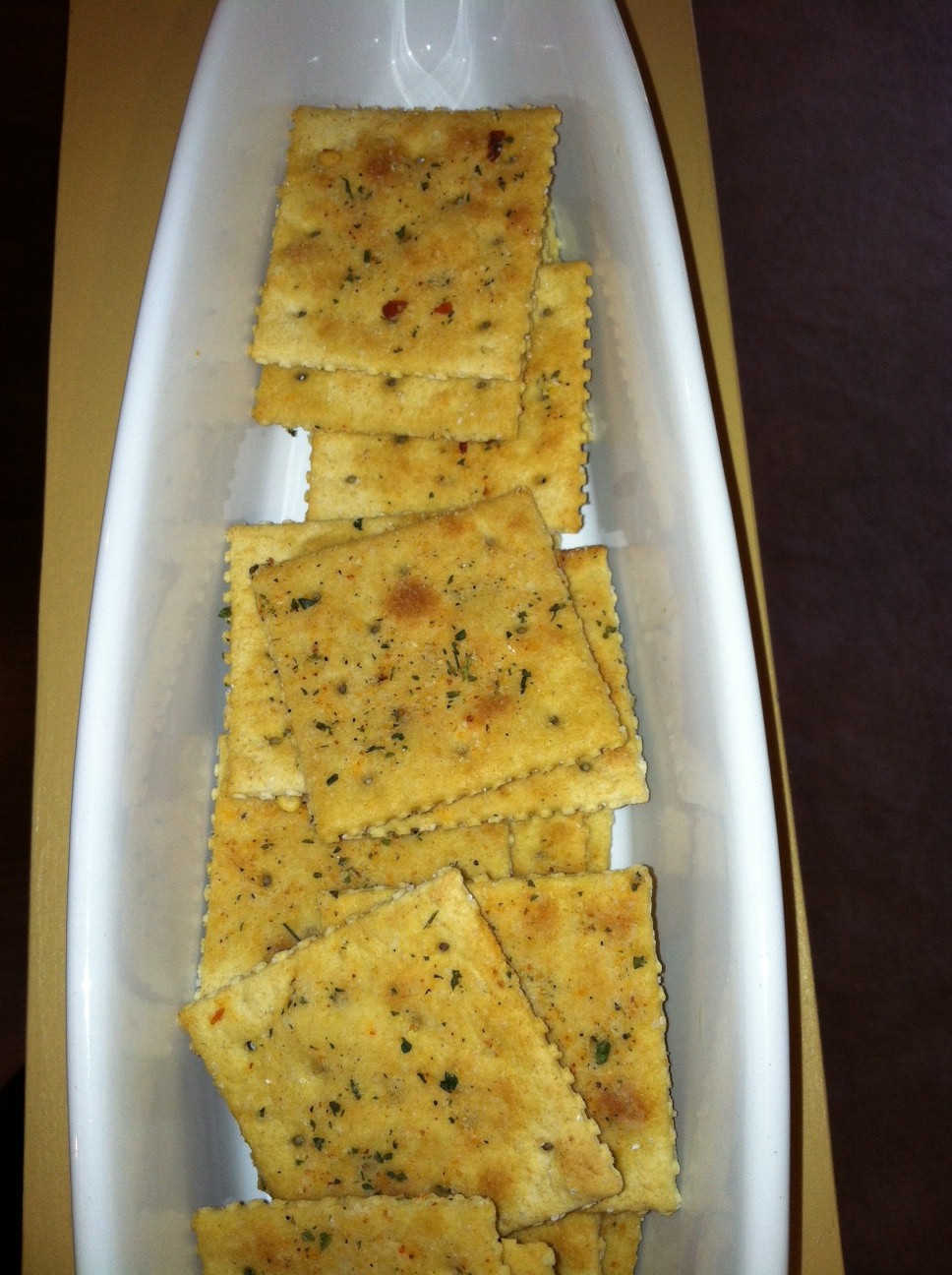 Irreplaceable is being different Spicy Ranch Saltine Crackers