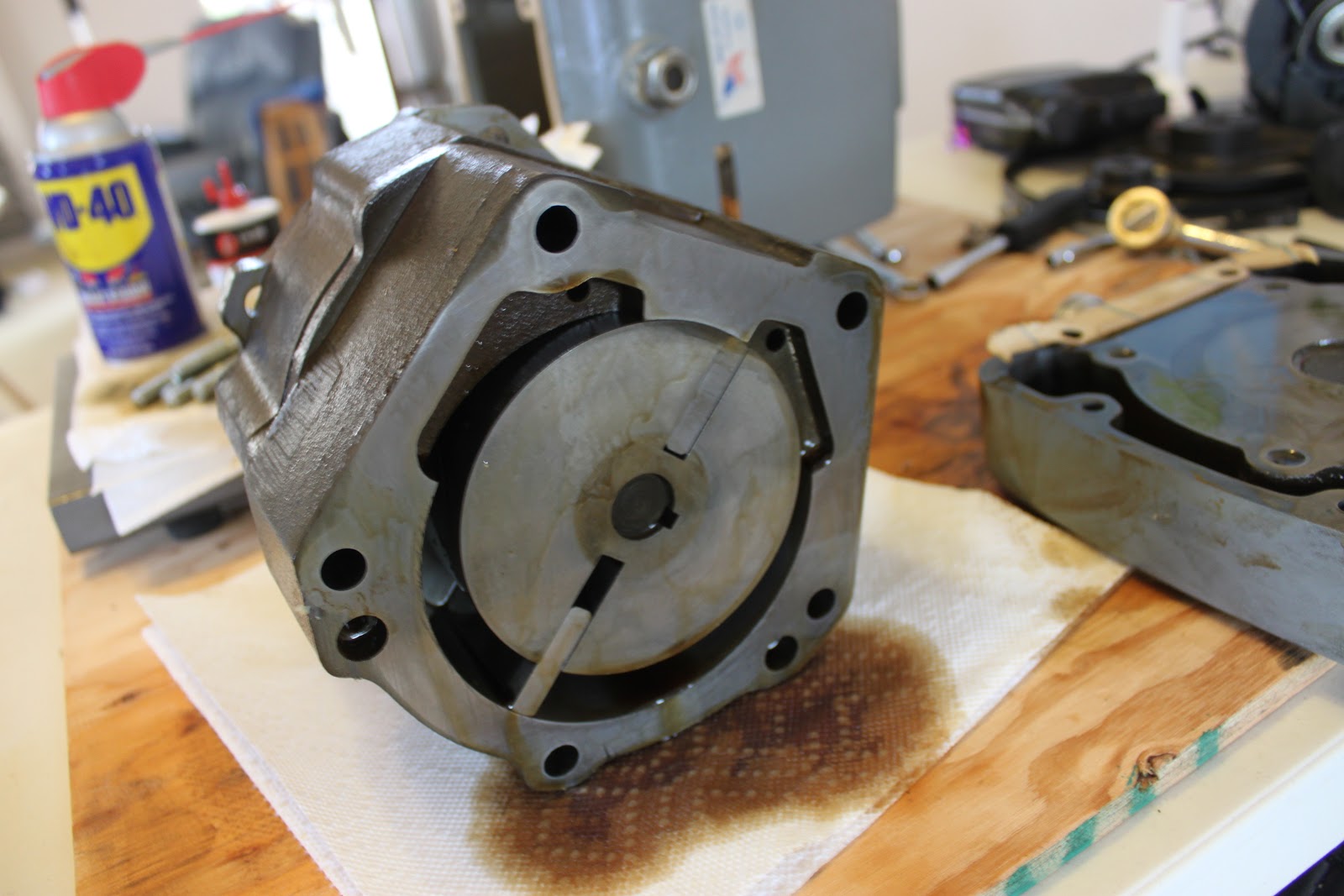 Aloha Norden Cleaning the Old Vacuum Pump § 2