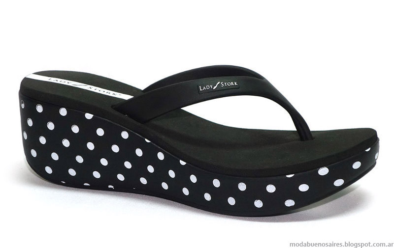 Ojotas Lady Stork Ojotas Con Plataformas Altas Lady Stork Ojota