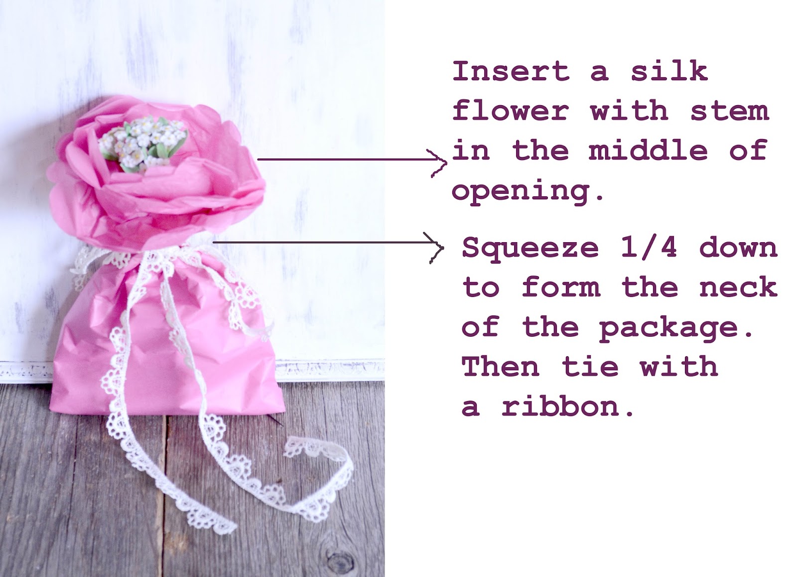 Curiositaellya Pretty Jewelry Tissue Gift Wrap {Tutorial}