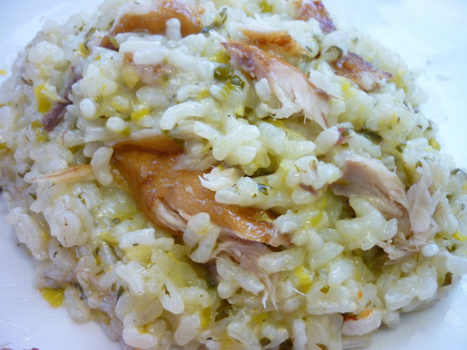 New Thinking on Food Smoked Mackerel with Lemon Risotto