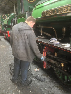 Cleaning Cochrane in Marley Hill shed