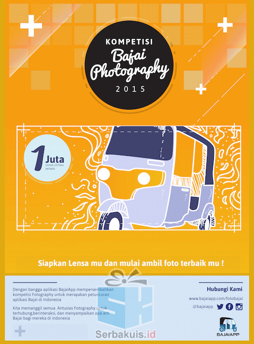 Kontes Foto Bajai Indonesia Berhadiah Total 1 Juta Rupiah Kontes Foto Bajai Indonesia Berhadiah Total 1 Juta Rupiah