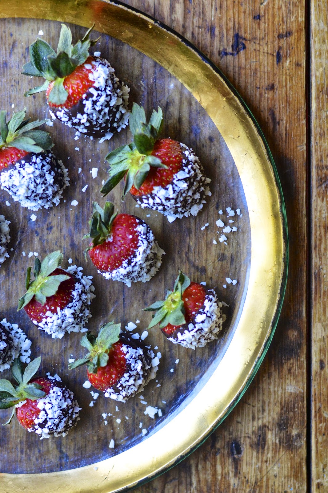 Chocolate Covered Strawberries with Coconut Virtually Homemade