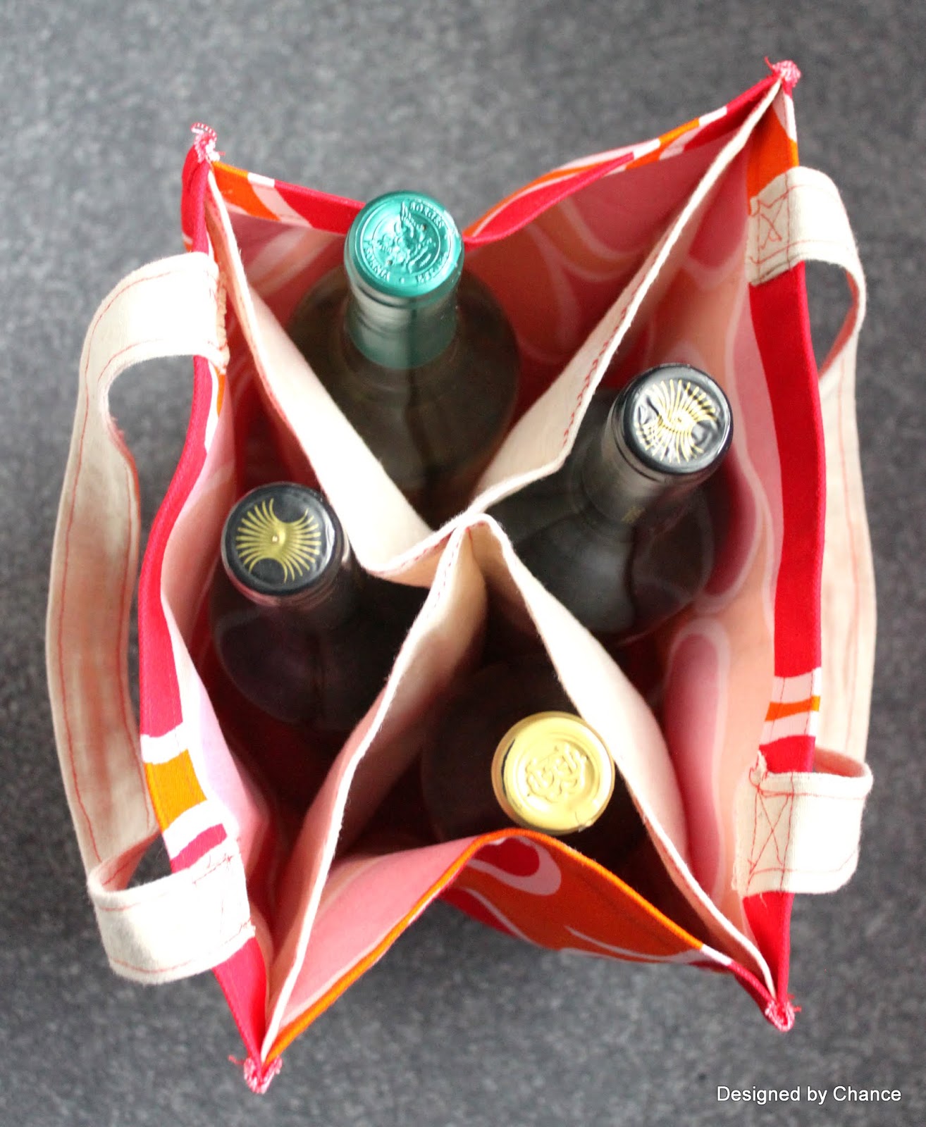 Designed by Chance DIY Wine Tote AKA Booze Bag
