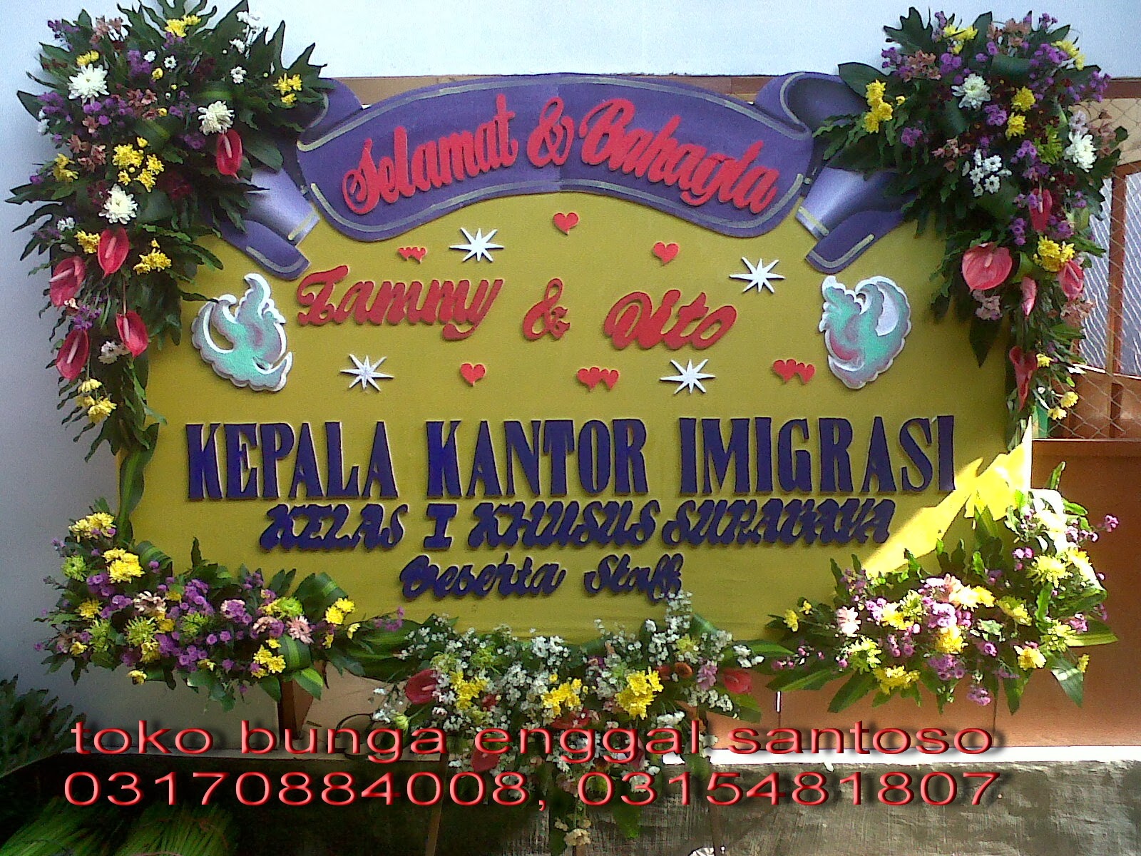 Toko Bunga Surabaya Murah : bunga papan ucapan