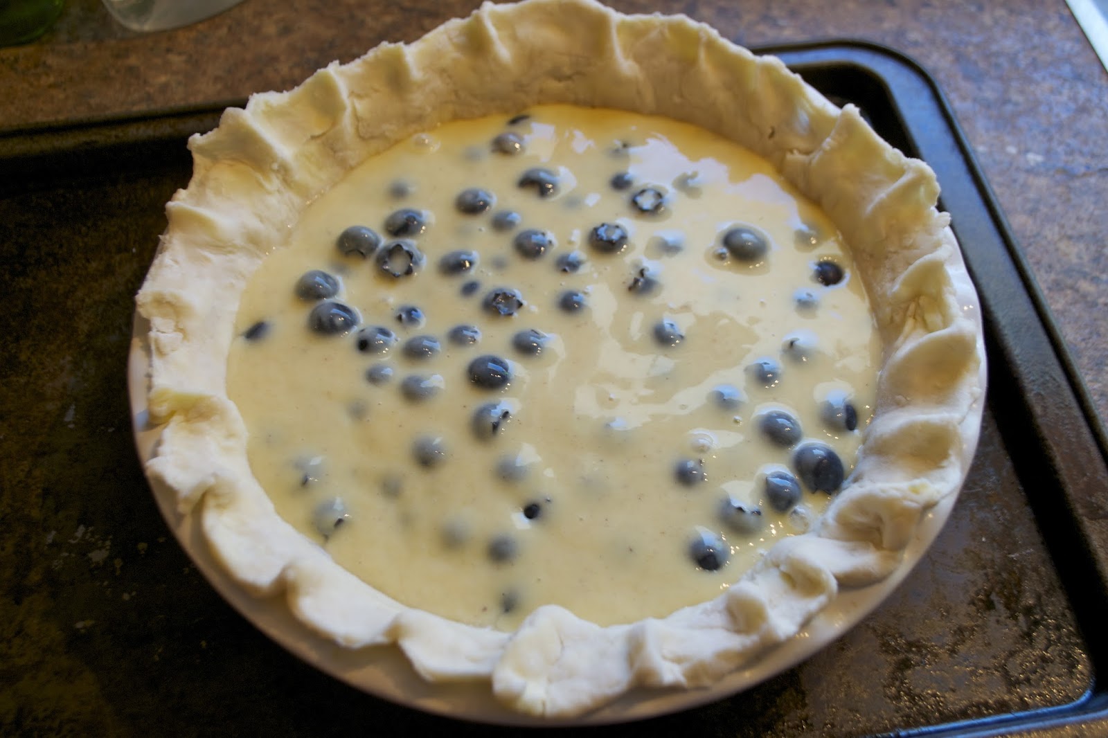 Equal Opportunity Kitchen Creamy Blueberry Pie