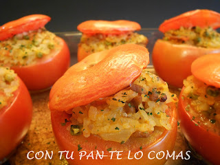 Tomates Rellenos De Carne Y Arroz
