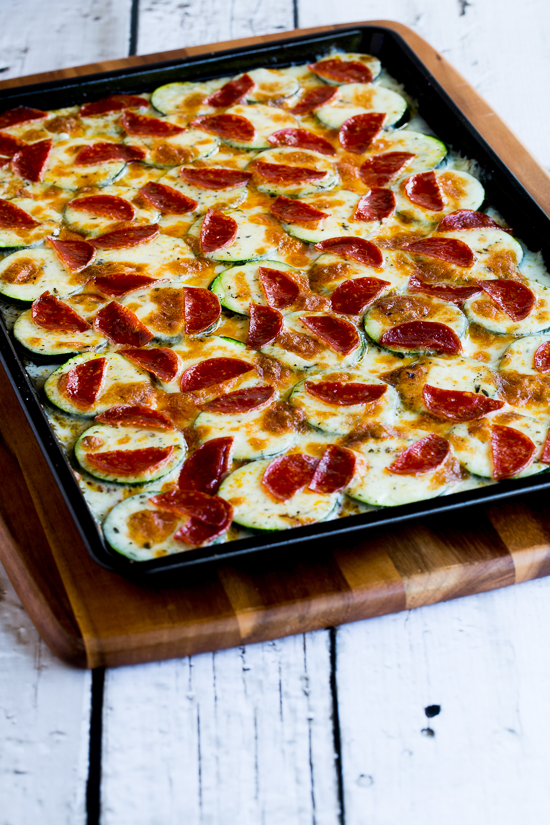 Val's KidFriendly Broiled Zucchini with Mozzarella and Pepperoni (Video) Kalyn's Kitchen