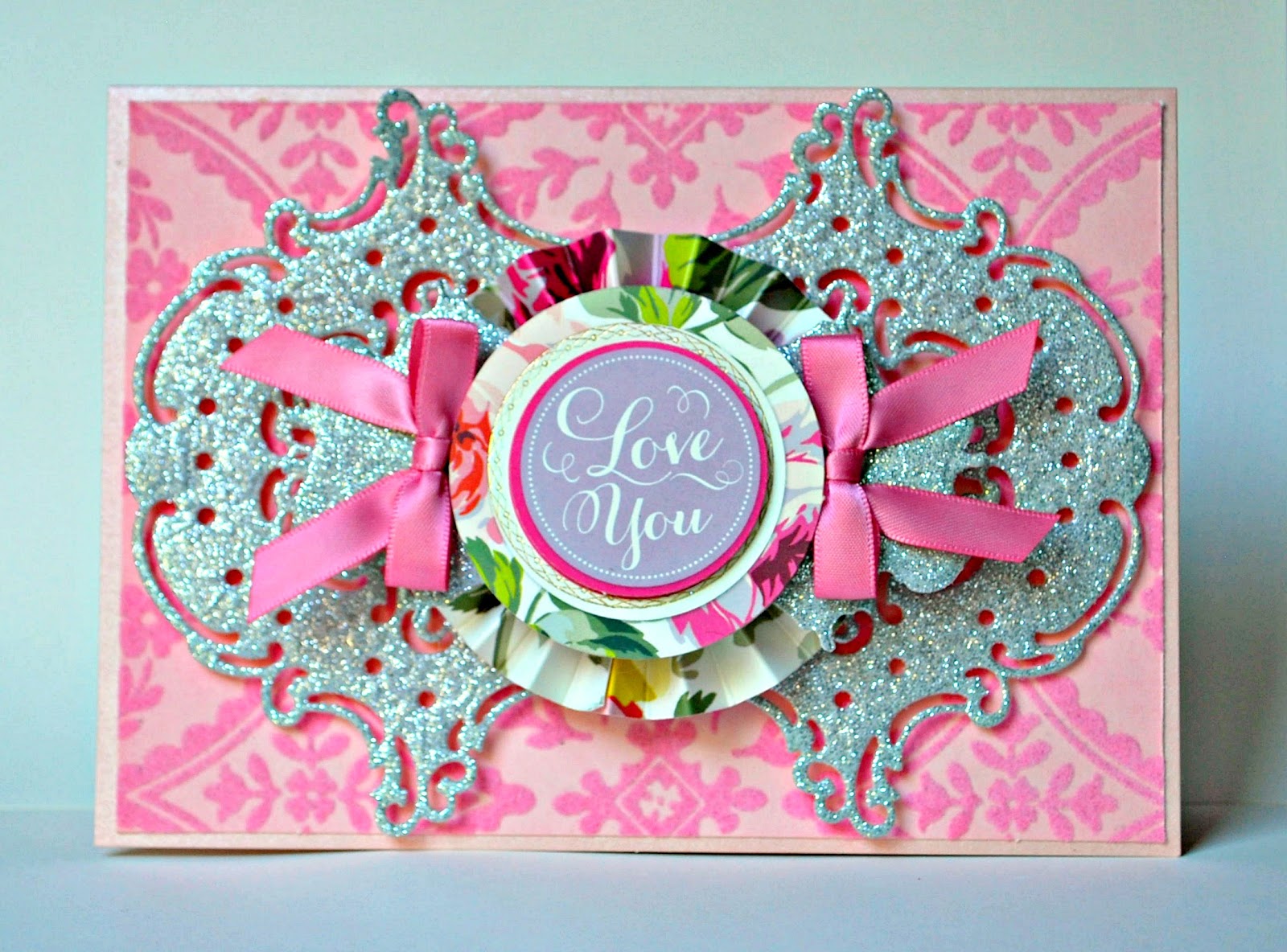 Crafty Creations with Shemaine Anna Griffin Flocked Cardstock Layers