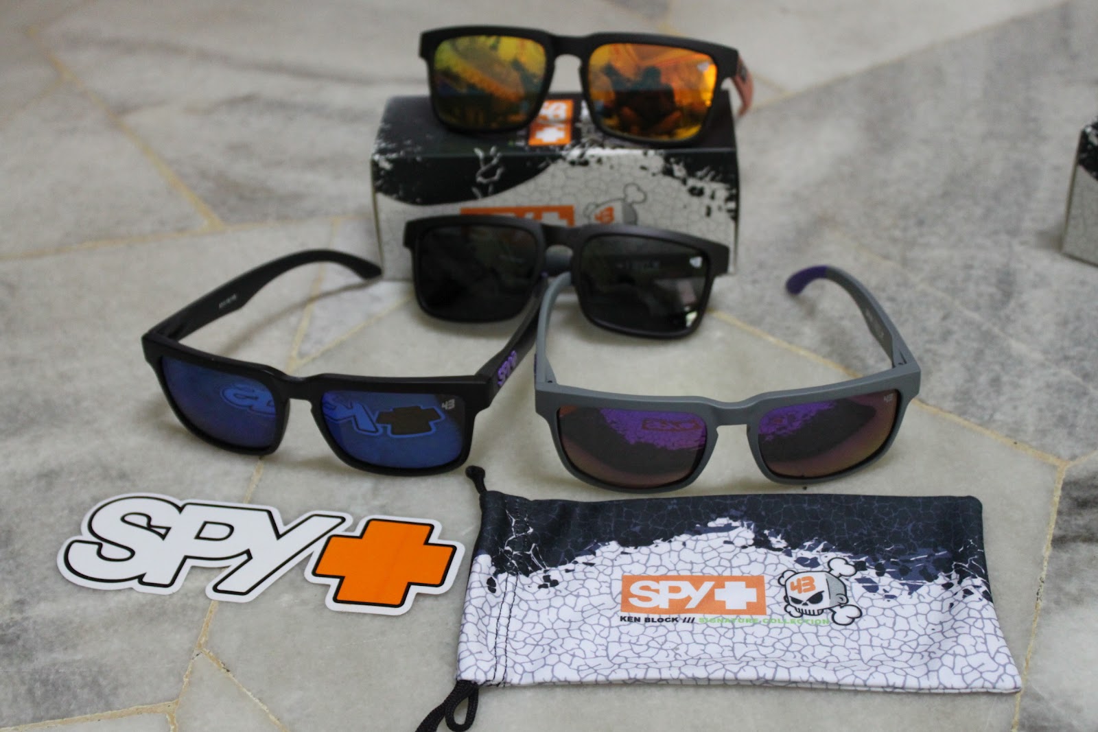 Ken Block Signature Spy Helm Shades