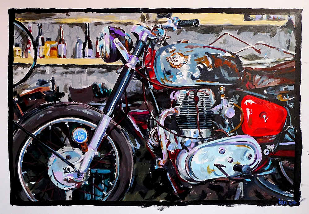 RoyalEnfields.com: Royal Enfield Constellation in the shed ...