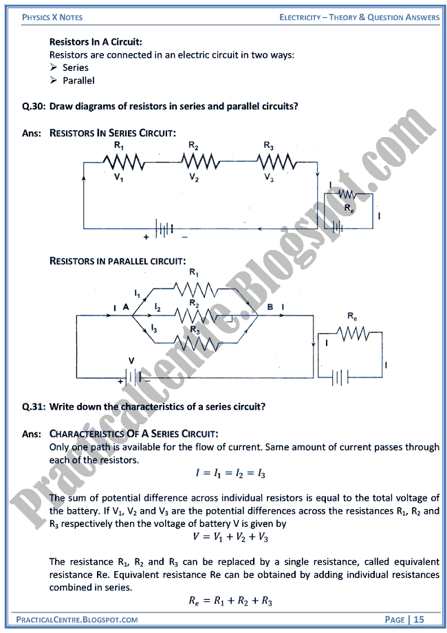 electricity-theory-and-question-answers-physics-x