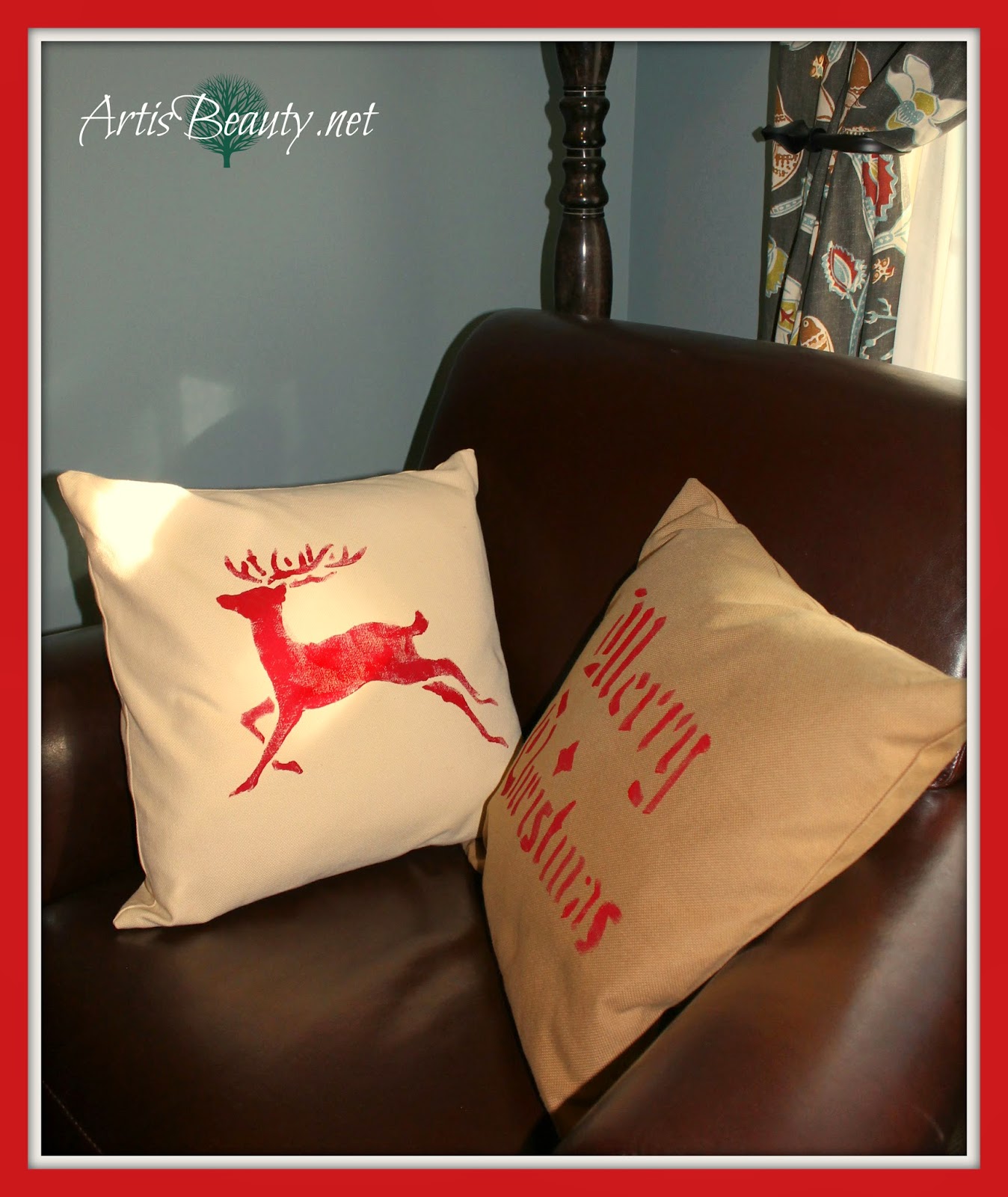 Art Is Beauty Plain Goodwill Pottery Barn Pillows Transformed