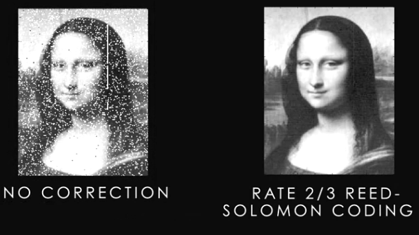 Actual Image and Corrected Image by Solomon Coding : Intelligent Computing Solomon coding used to correct the image: Intelligent Computing