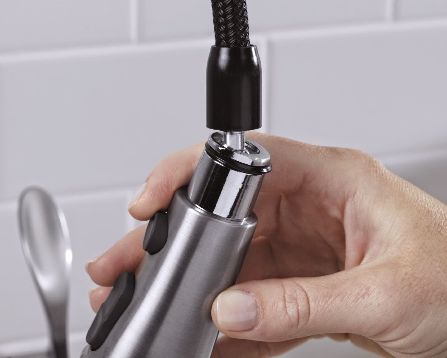 Faucets Kohler K 560 Vs Bellera Pull Down Kitchen Faucet