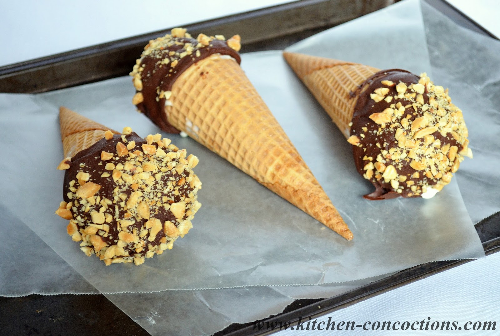 Homemade Ice Cream Drumsticks Kitchen Concoctions