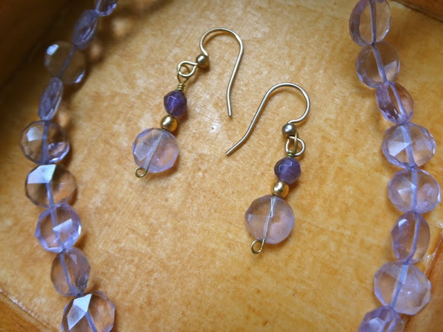 Amethyst jewelry set