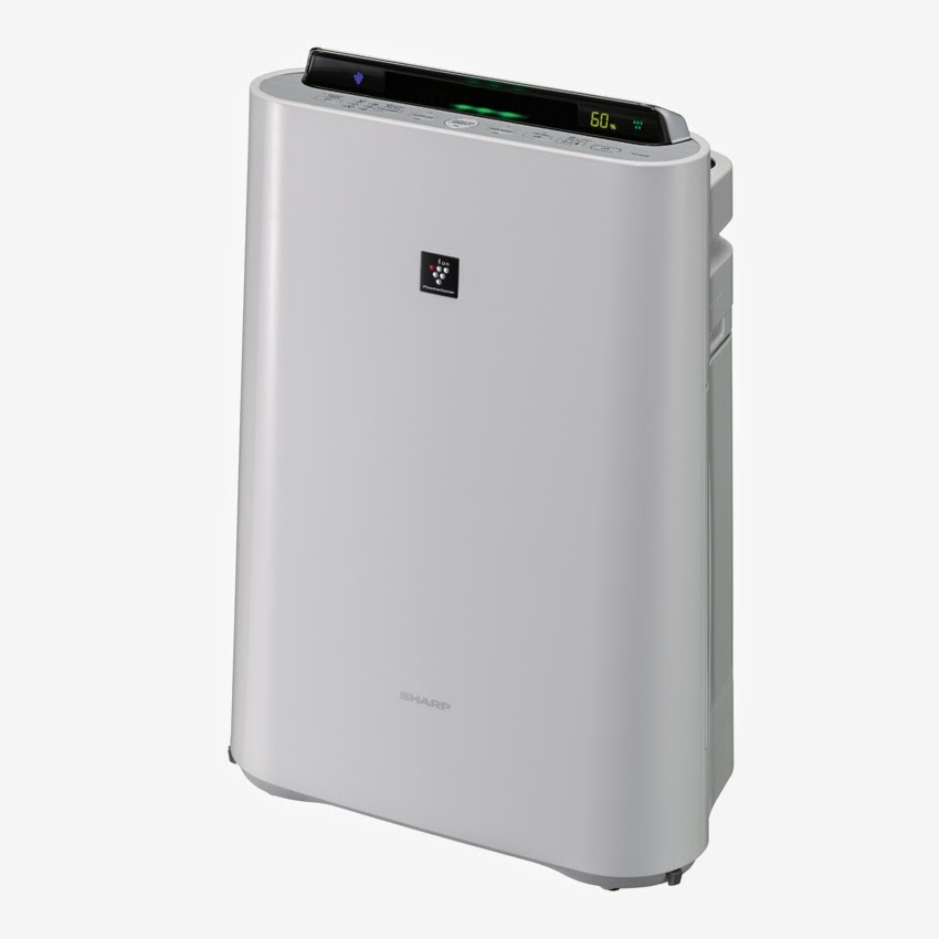 Sharp Plasma Cluster Air Purifier KCD60EW White