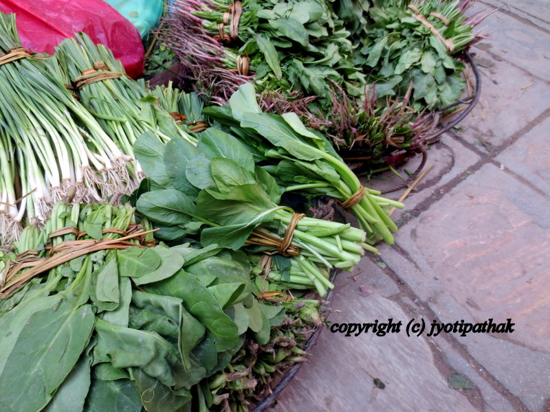 Taste of Nepal Green Leafy Vegetables सागपात हरु (Part 1)