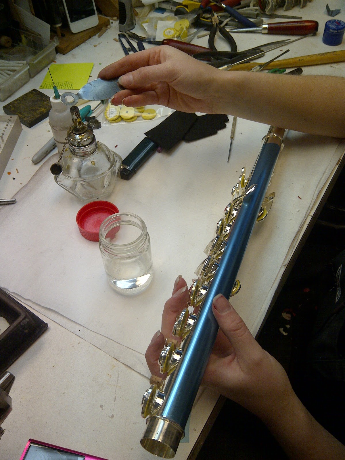 Repair My Flute Alto Repadding