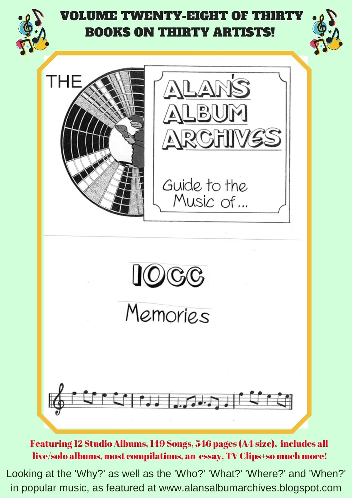 'Memories - The Alan's Album Archives Guide To The Music Of...10cc'