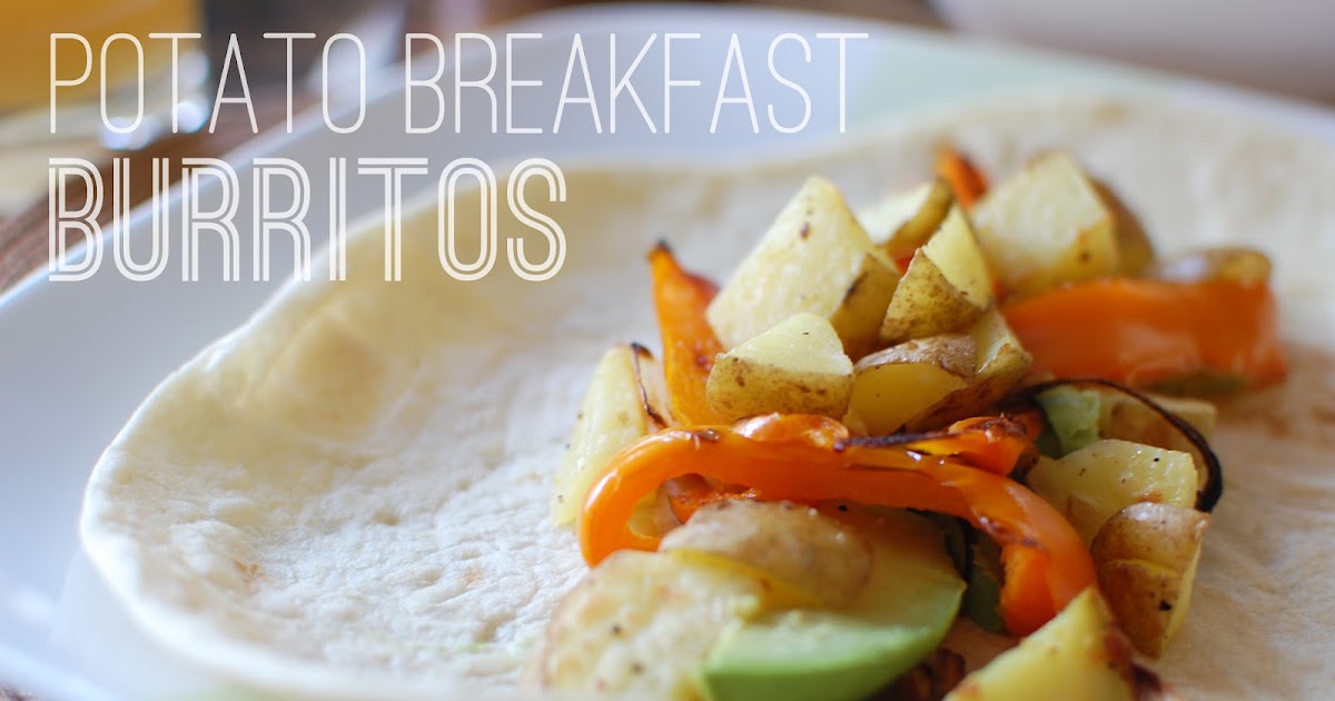 VeganFling Potato and Pepper Breakfast Burritos