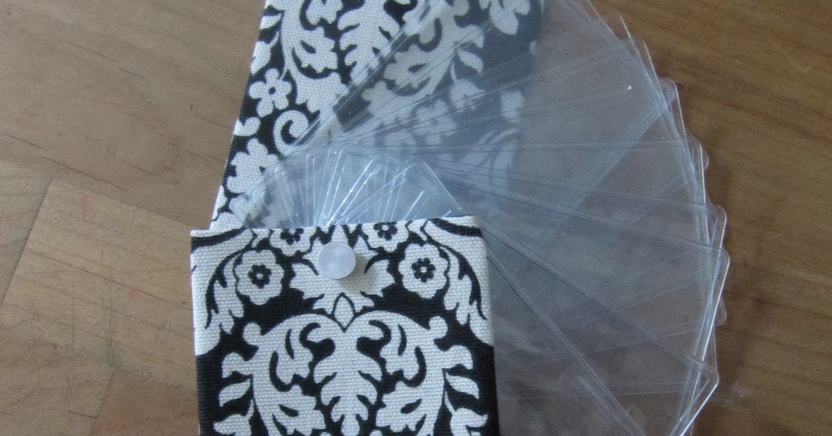 Sew Many Ways...: Tool Time Tuesday...Credit Card Case