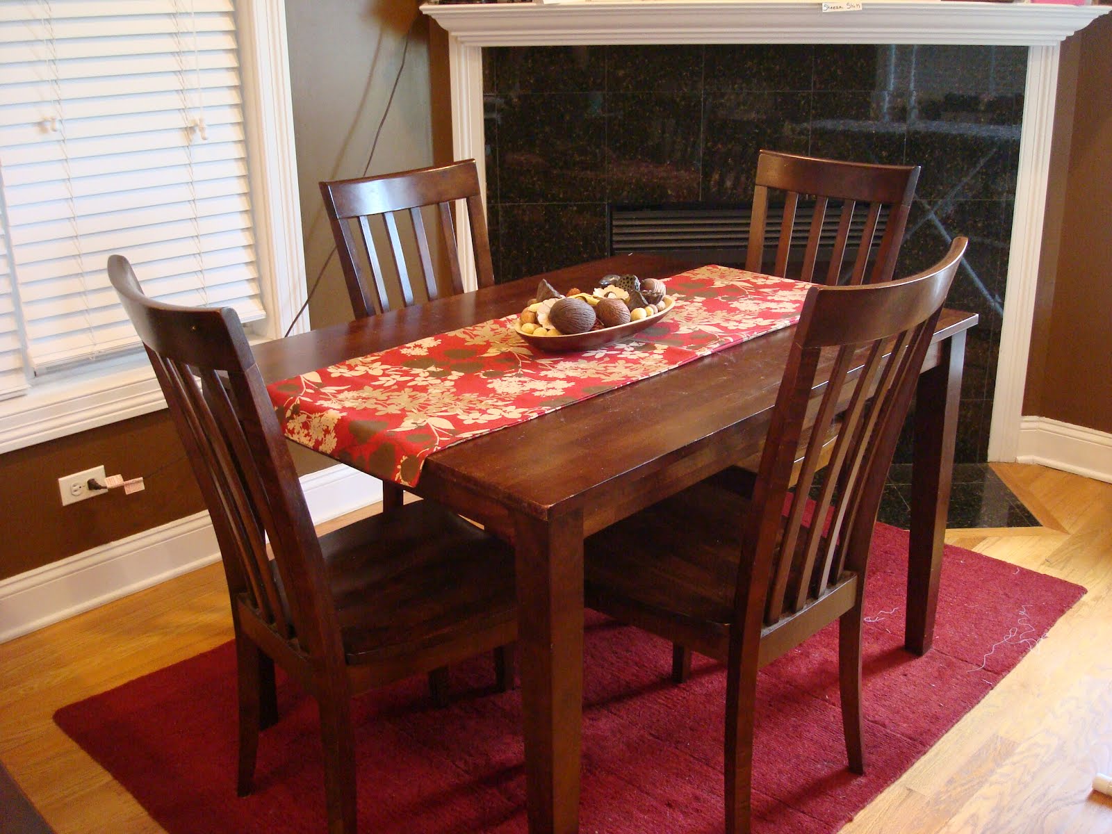 The Purple Martin Easy Table Runner Tutorial