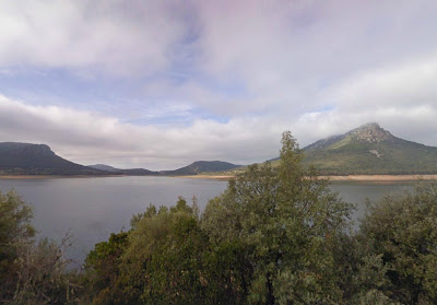 Panorámica del embalse de  García Sola