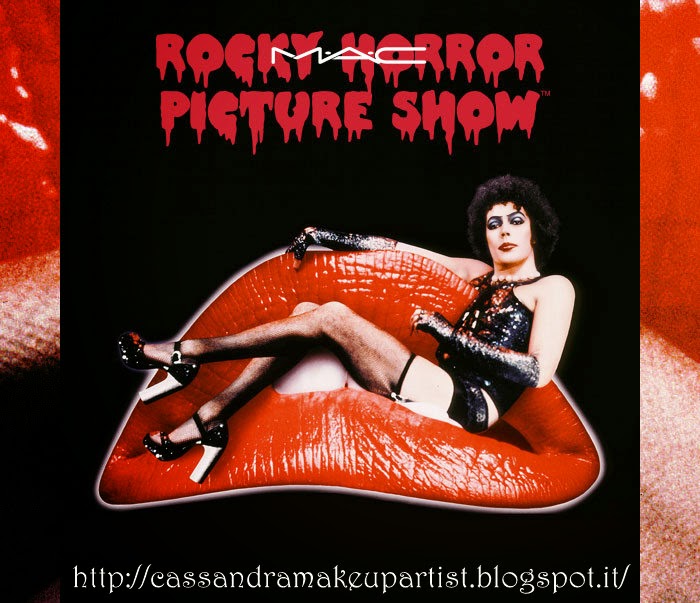 MAC - Rocky Horror Picture Show - face chart - lipstick - rossetto - pigment - pigmento - eyeshadow palette - ombretti - eyeliner 