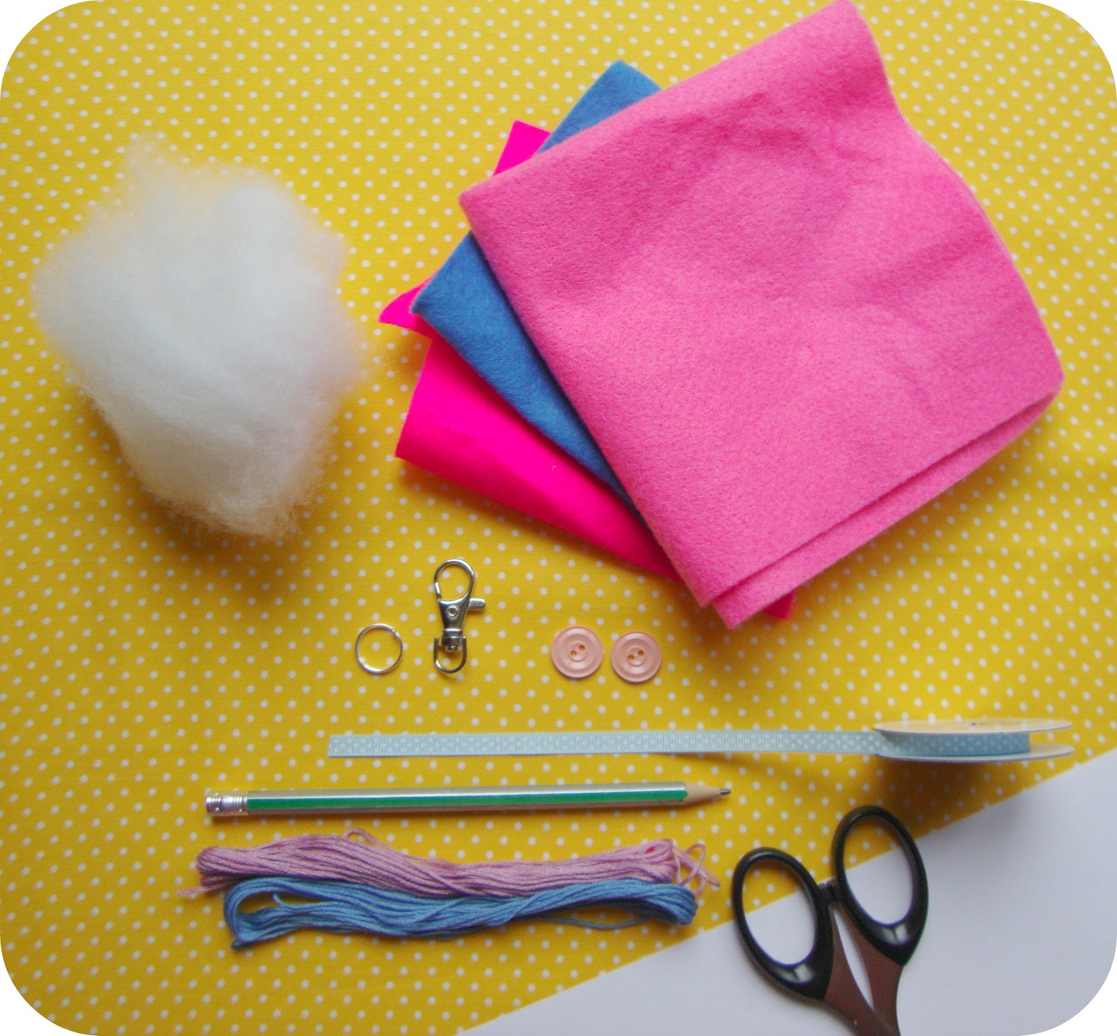 Miss Beatrix How to Make a Felt Owl Keyring