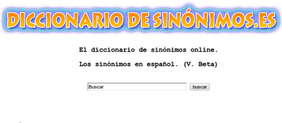 Diccionario Sinónimos