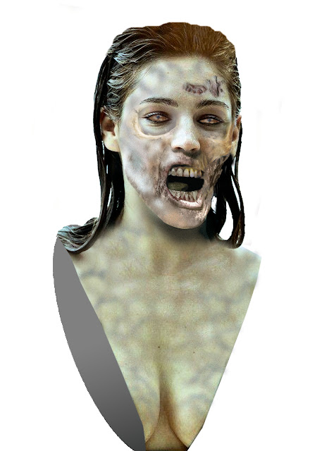 Zombie female sexy sculpt