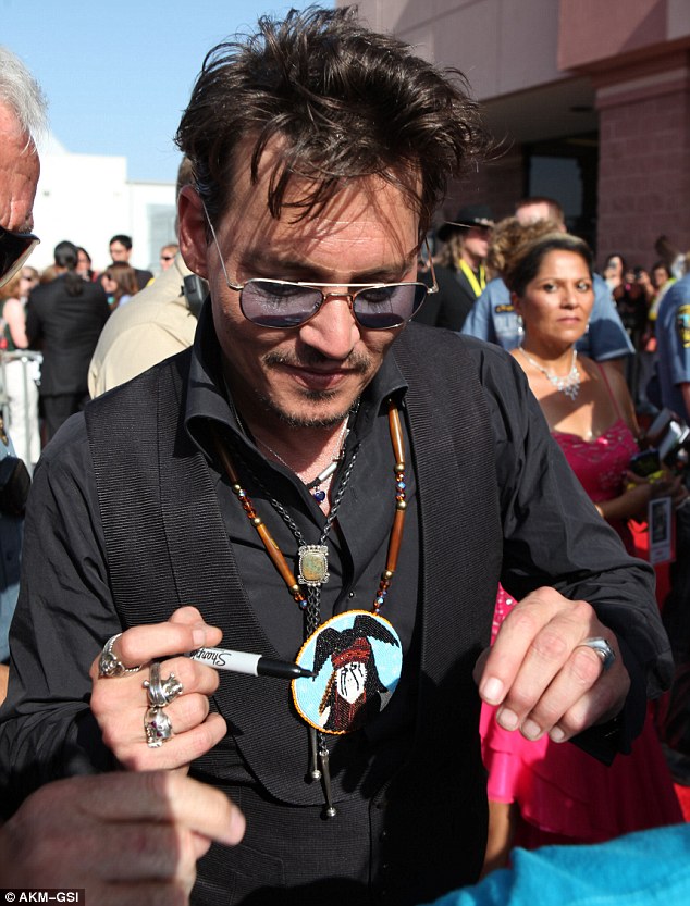 White Wolf : Johnny Depp surprises the Comanche Tribe at an advanced