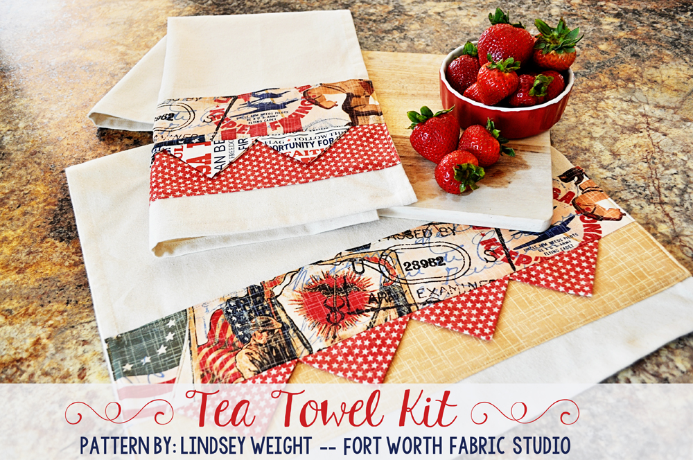 Fort Worth Fabric Studio Americana Tea Towels and Jackpot Bundles!
