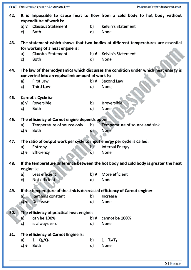 heat-ecat-preparation-mcqs-test-physics-engineering-admission-test