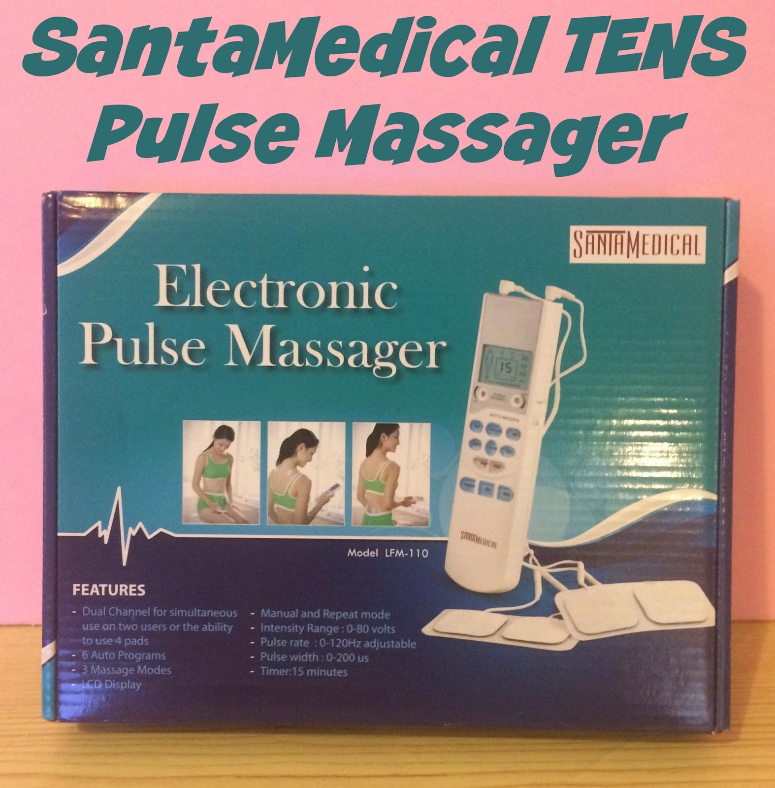 SantaMedical TENS Pulse Massager First Time Mom and Losing It