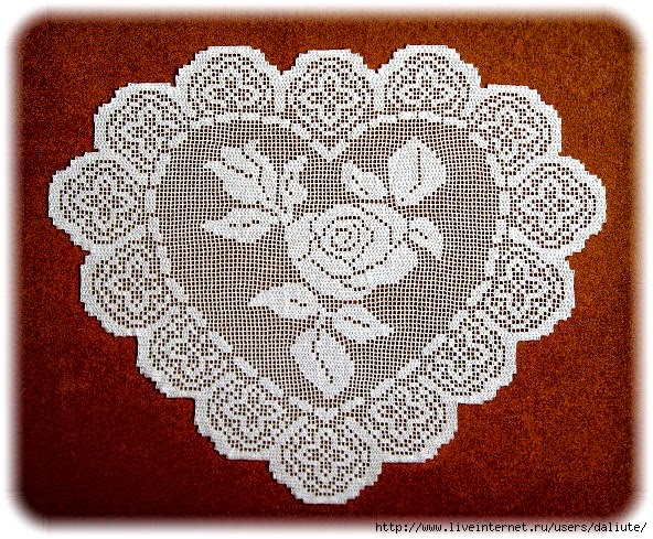 Servilleta ganchillo Carpeta crochet