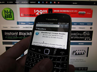 BlackBerry Screen Reader