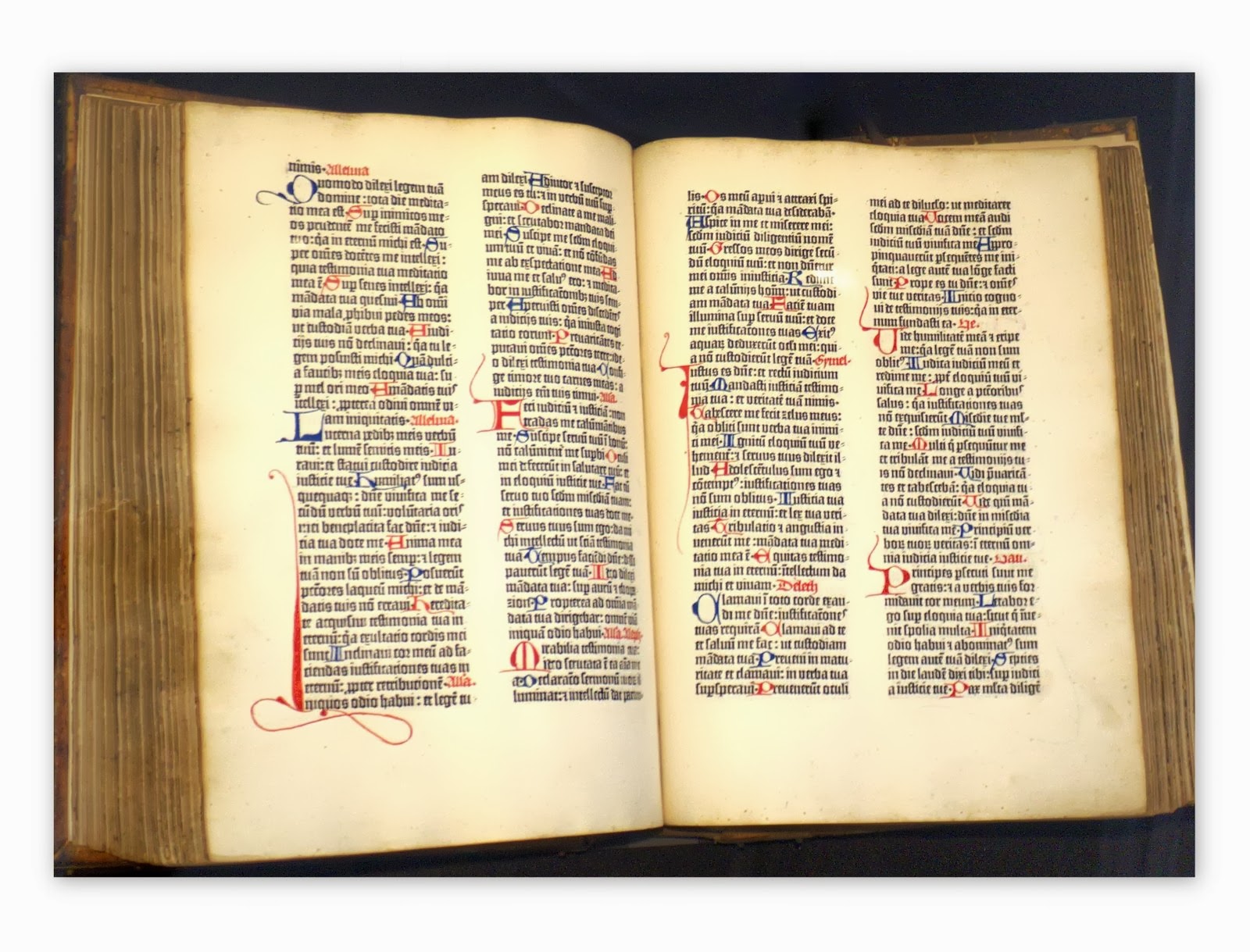 Living the Dreamsicle August 24 Gutenberg Bible