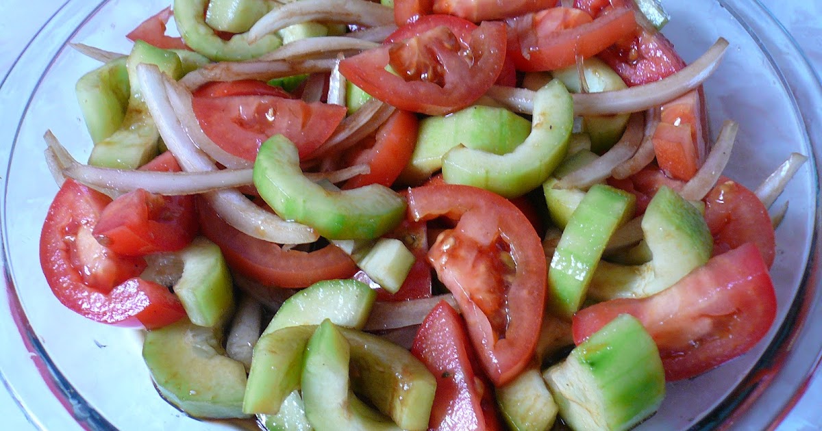 Ensalada de Pepino con Tomate