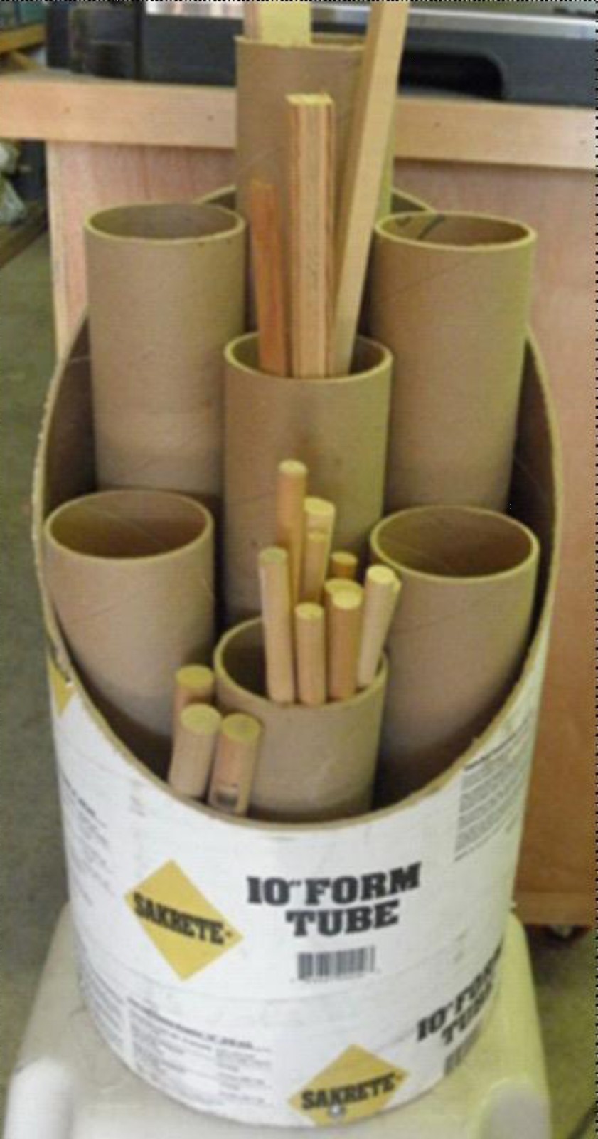 Orbital Easel and Grip All Jaws Dowel and Rod Stock Storage