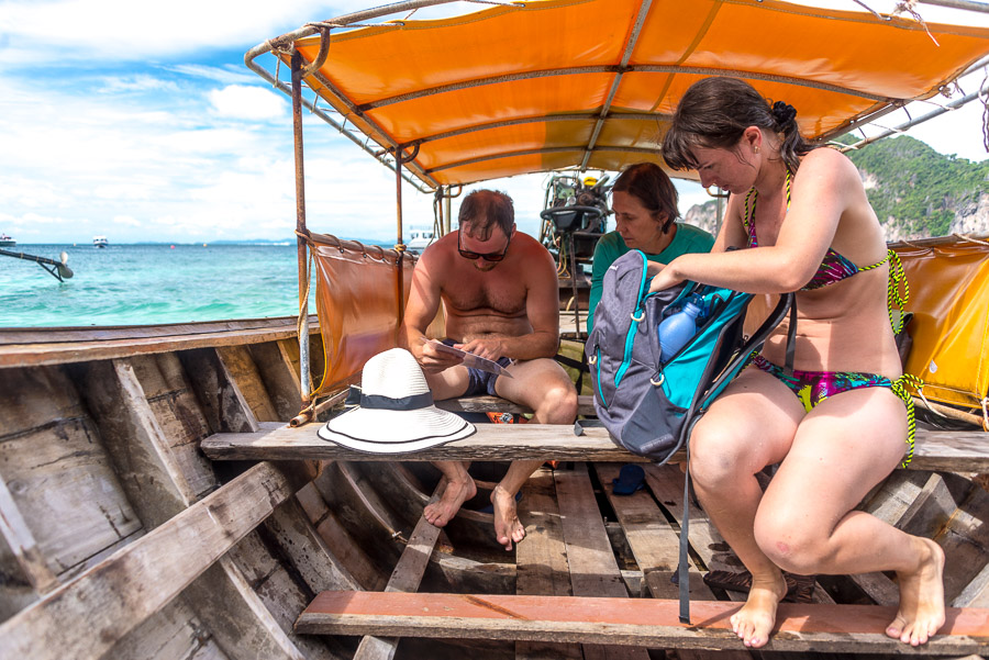 Around the island of Phi Phi