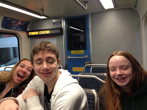 Seattle Transit train kids