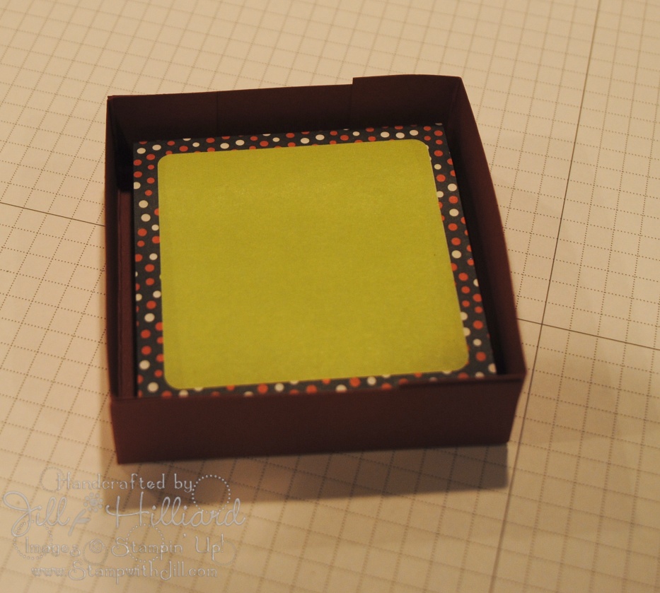 PostIt Note desk Box FREE Tutorial! Jill's Card Creations